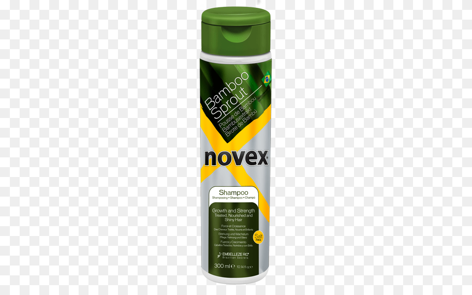 Novex Bamboo Sprout Shampoo, Bottle, Herbal, Herbs, Plant Png