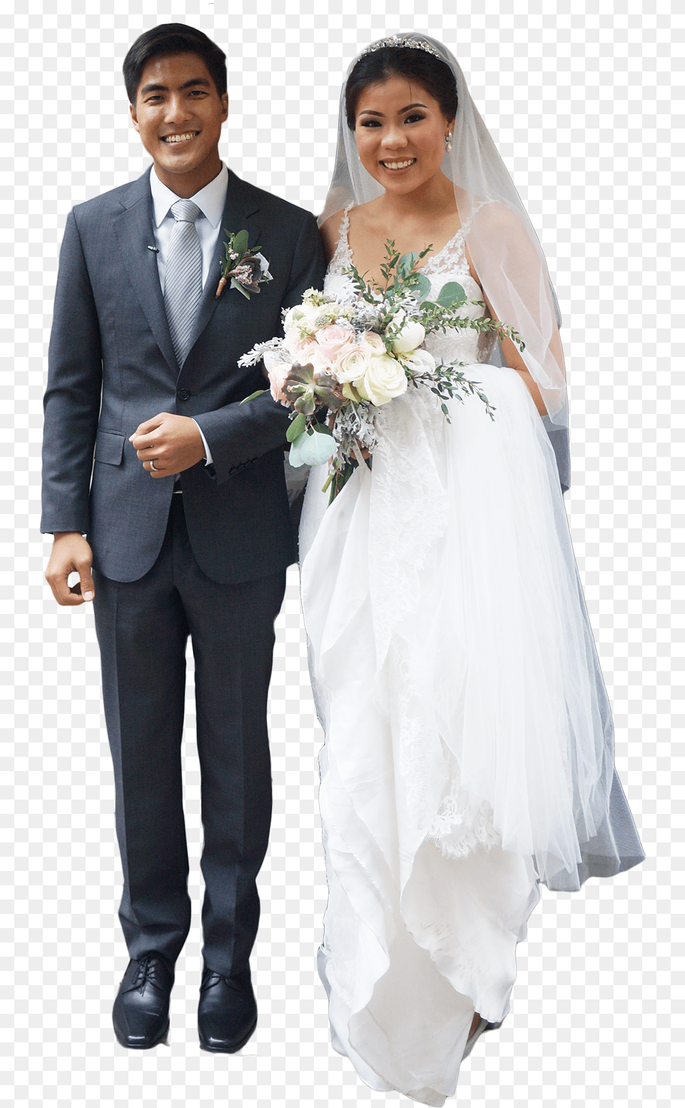 Novios Asiaticos Casados Wedding People, Flower Bouquet, Gown, Flower Arrangement, Flower Png