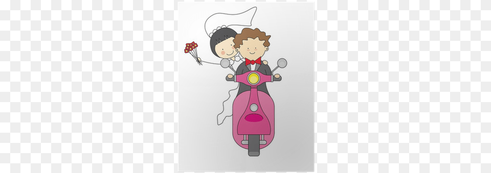 Novios En Moto Poster Pixers We Live To Change Tarjetas De Matrimonio Para Imprimir Gratis, Baby, Transportation, Person, Motorcycle Free Transparent Png
