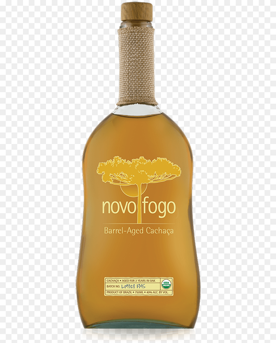 Novo Fogo Cachaca Barrel Aged 750ml Novo Fogo Barrel Aged, Alcohol, Beverage, Liquor, Bottle Png