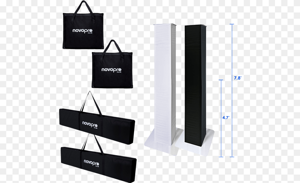 Novopro Ps1 Xxl Adjustable Podium Stands Duo Package Paper Bag, Accessories, Handbag, Electronics, Hardware Png Image