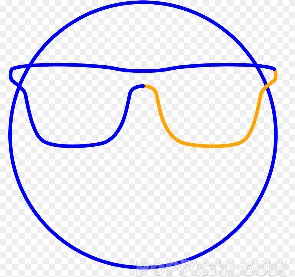 Now Its Time To Complete The Glasses And Draw The Right Horizon Observatory, Accessories, Sunglasses, Face, Head Free Png Download