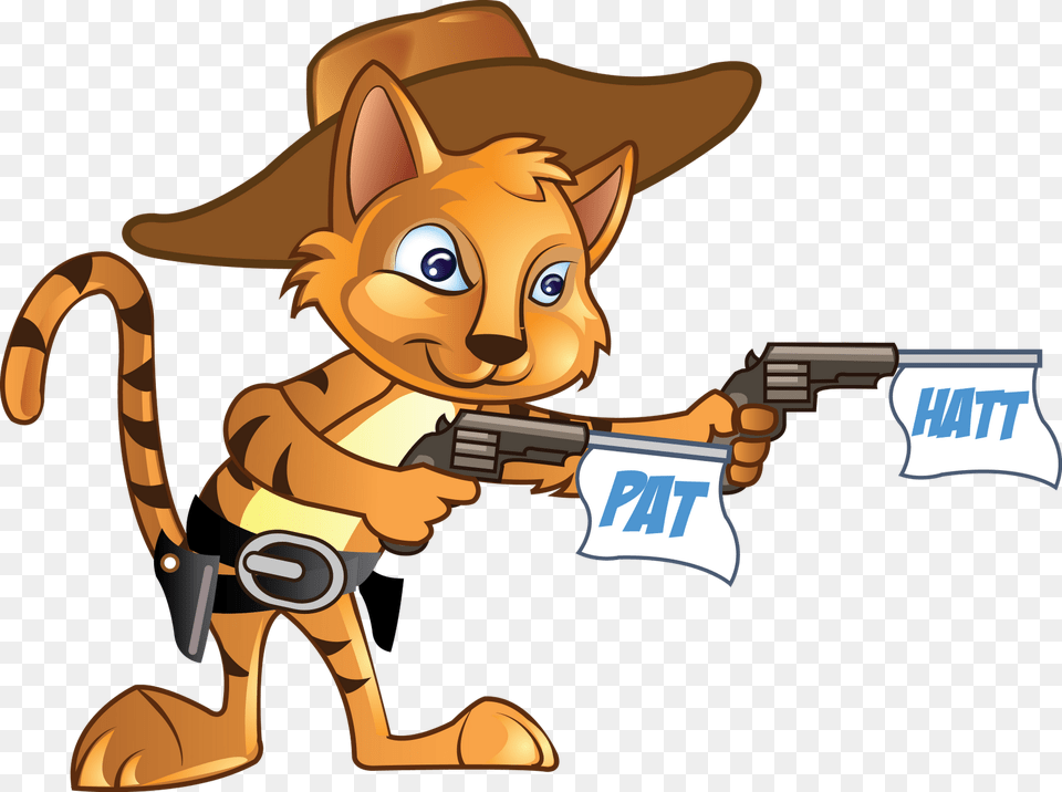 Now Just Look At That Cartoon Cat With Gun, Firearm, Weapon, Rifle Free Png