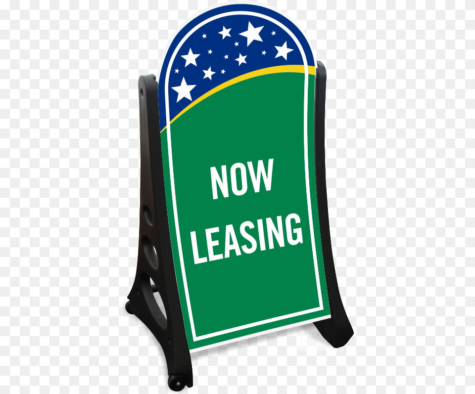 Now Leasing Sidewalk Sign Kit Sign, Text Png