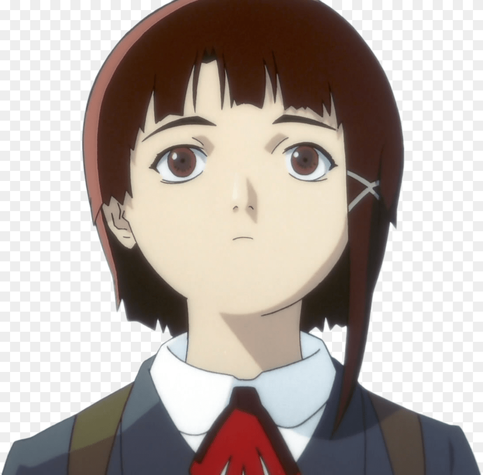 Now Let39s Watch The Angry Kid Parade Red Thumb Me Down Serial Experiments Lain Transparent Gif, Anime, Baby, Person, Face Png