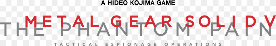 Now Metal Gear Solid V Logo, Text, City Png