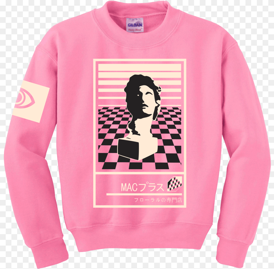Now Presenting The Macintosh Plus X Toastyco Schrute Farms Sweatshirt, Clothing, Sweater, Knitwear, Hoodie Free Png Download