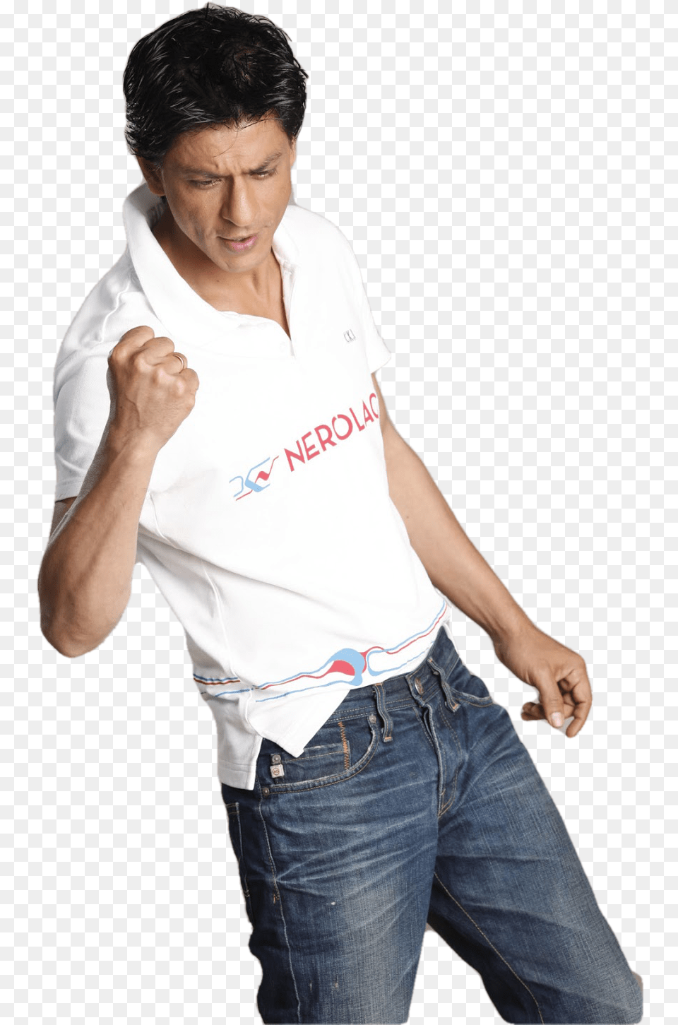 Now Shahrukh Khan Transparent, T-shirt, Person, Pants, Jeans Free Png