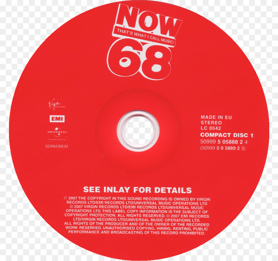 Now That39s What I Call Music 68 Cd, Disk, Dvd Free Transparent Png