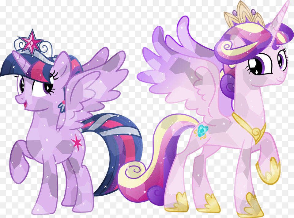Now With Extra Bling My Little Pony Princess Cadence Crystal, Purple, Book, Comics, Publication Free Transparent Png