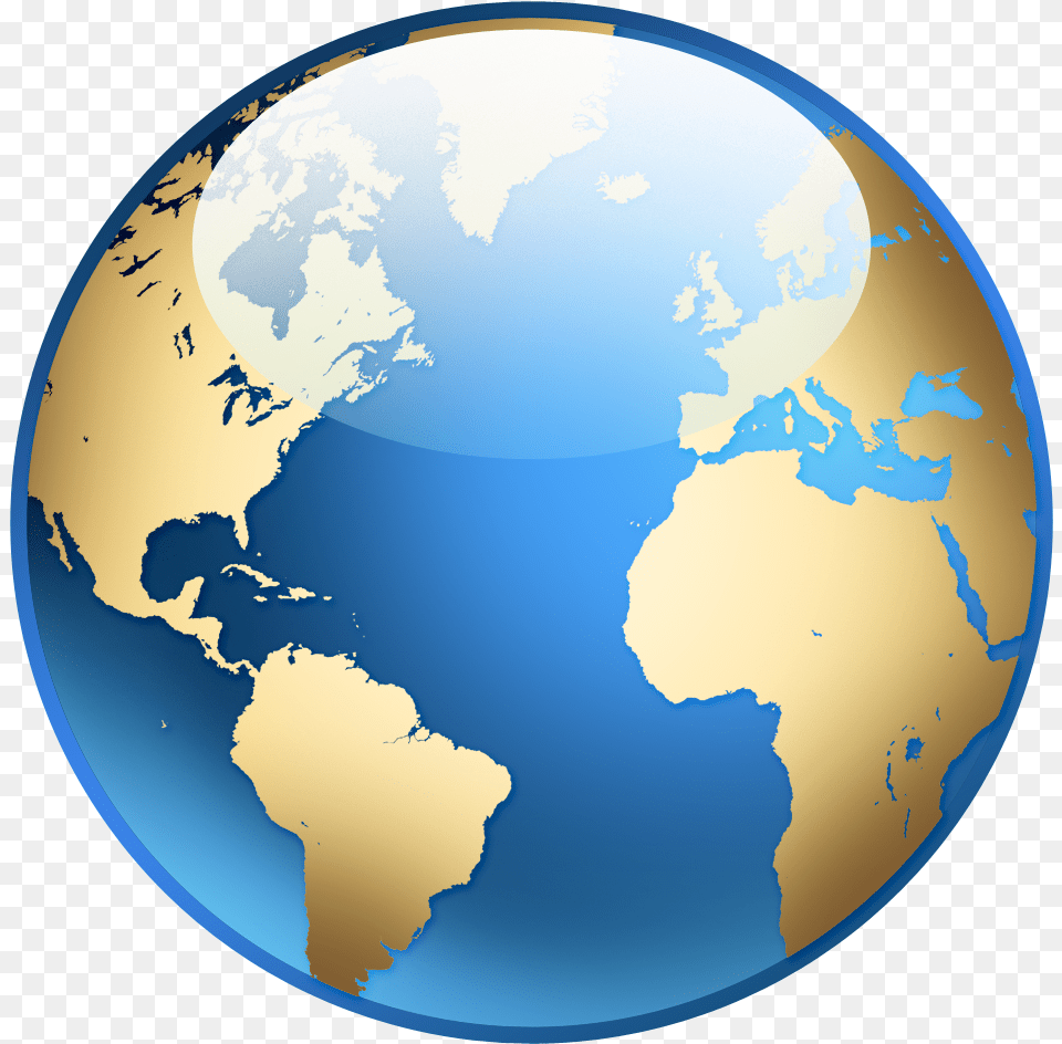 Now You Can Globe Icon Silver And Blue Globe, Astronomy, Outer Space, Planet, Earth Free Png Download