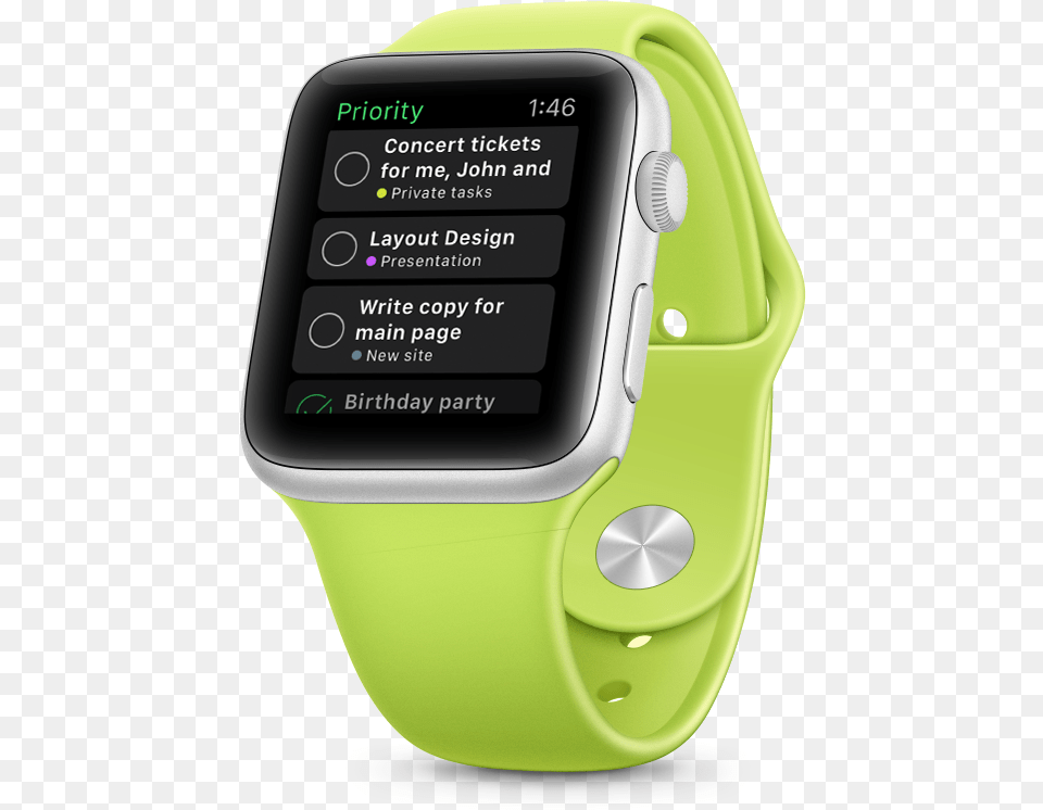 Nozbe For Apple Watch Watch, Wristwatch, Arm, Body Part, Person Png Image