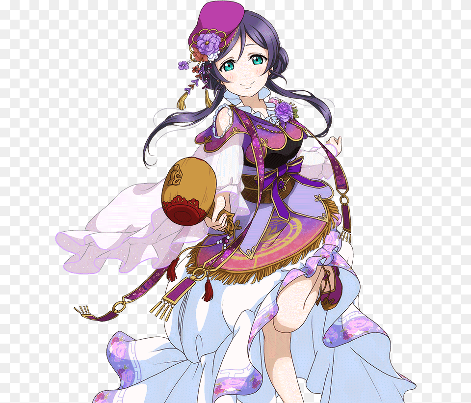 Nozomi Nozomitojo Tojonozomi Tojo Schoolidol Lovelive Nozomi Tojo Seven Lucky Gods, Book, Comics, Publication, Adult Png