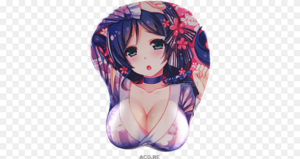 Nozomi Tojo 3d Anime Boobs Mouse Pad Love Live Breast Oppai Pads Nozomi Mouse Pad, Baby, Person, Book, Publication Free Png
