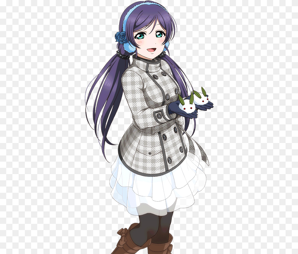 Nozomi Tojo Card Transparents Download Nozomi Tojo Cards Winter, Book, Comics, Publication, Child Free Transparent Png