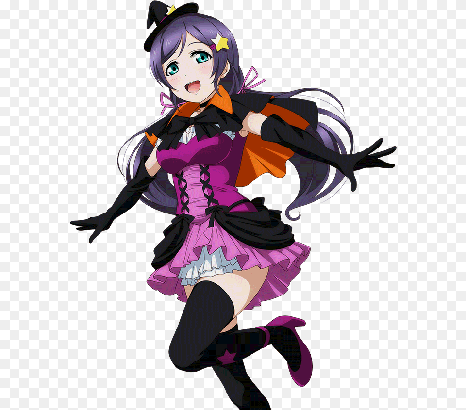 Nozomi Tojo Halloween Image With No Love Live Dancing Stars On Me Cosplay, Book, Comics, Publication, Baby Png