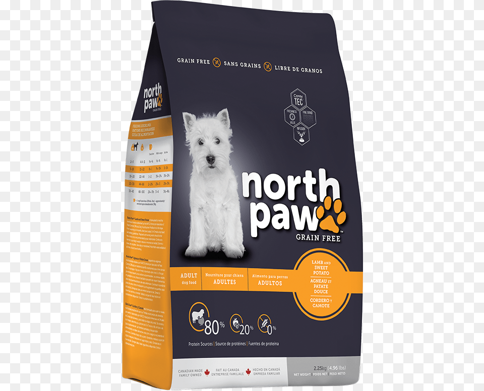 Np Lamb And Sweet Potato Dog Mockup Web North Paw Dog Food, Advertisement, Poster, Animal, Canine Free Transparent Png