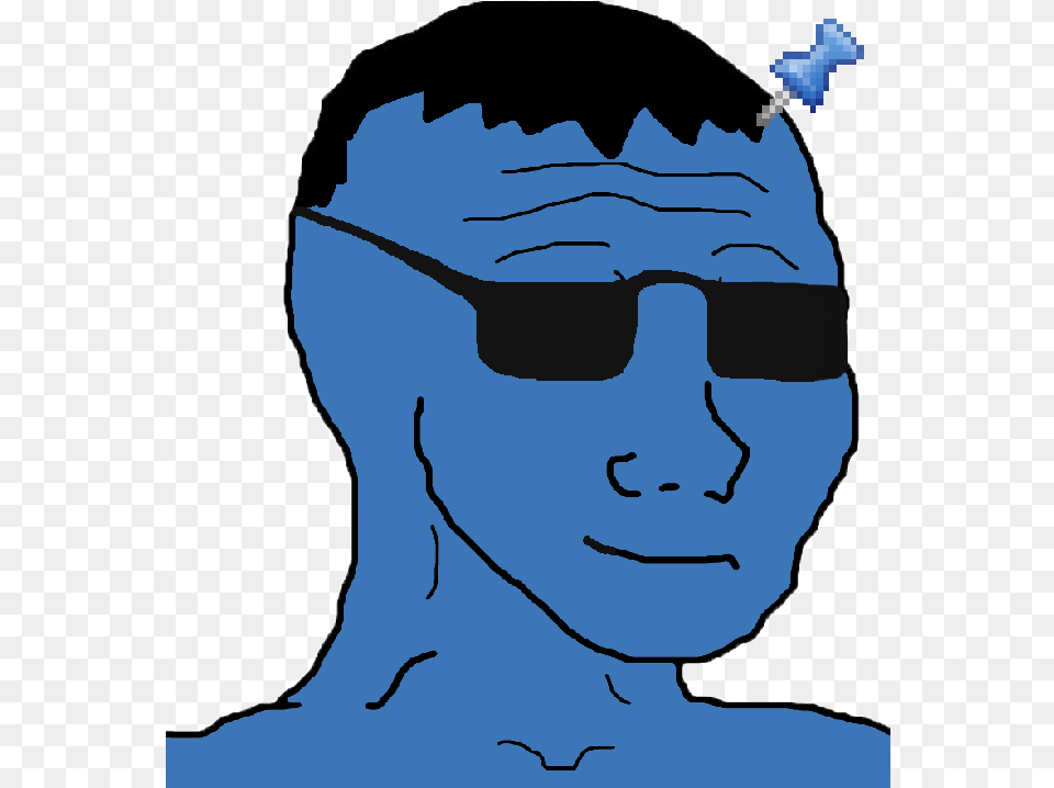 Npc Wojak Image Green Wojak, Accessories, Head, Person, Sunglasses Png