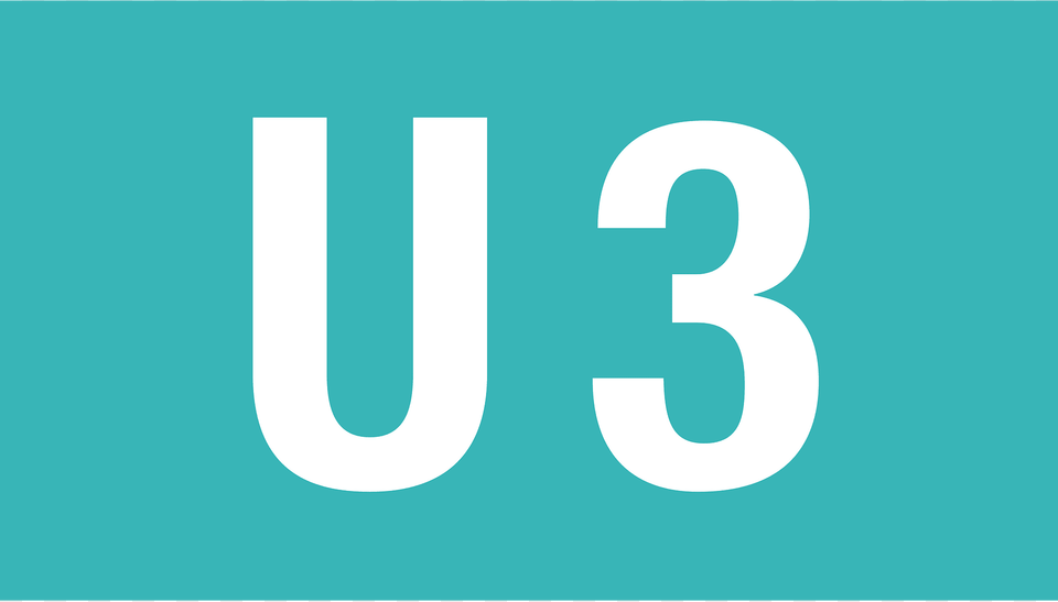 Nrnberg U3 Clipart, Number, Symbol, Text, Smoke Pipe Free Png Download