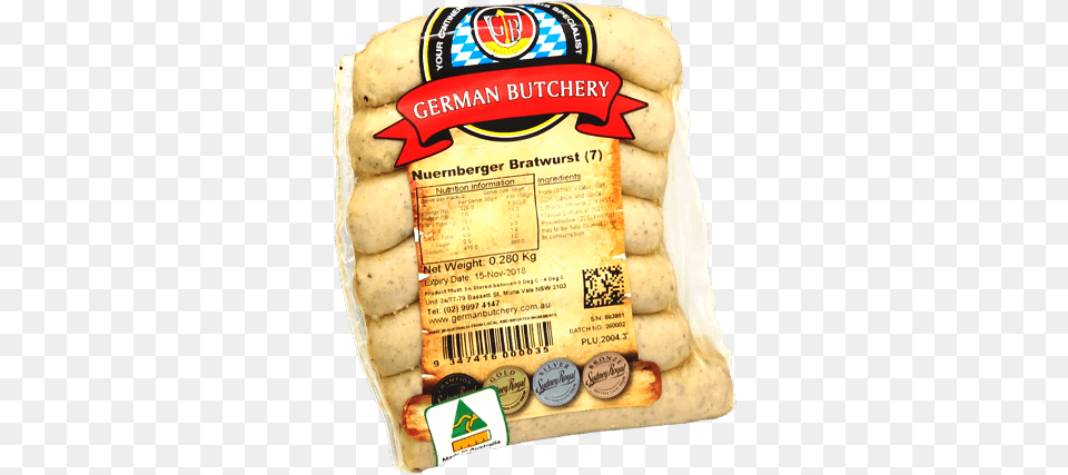 Nrnberger Bratwurst Product Image Nuremberg, Qr Code, Bread, Food, Weapon Free Png