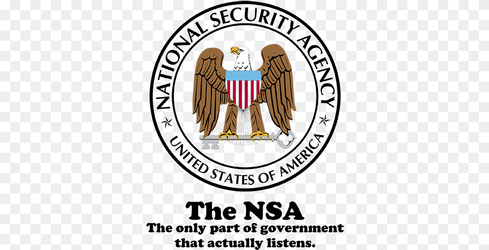 Nsa The Only Government That Listens, Animal, Bird, Eagle, Emblem Free Png