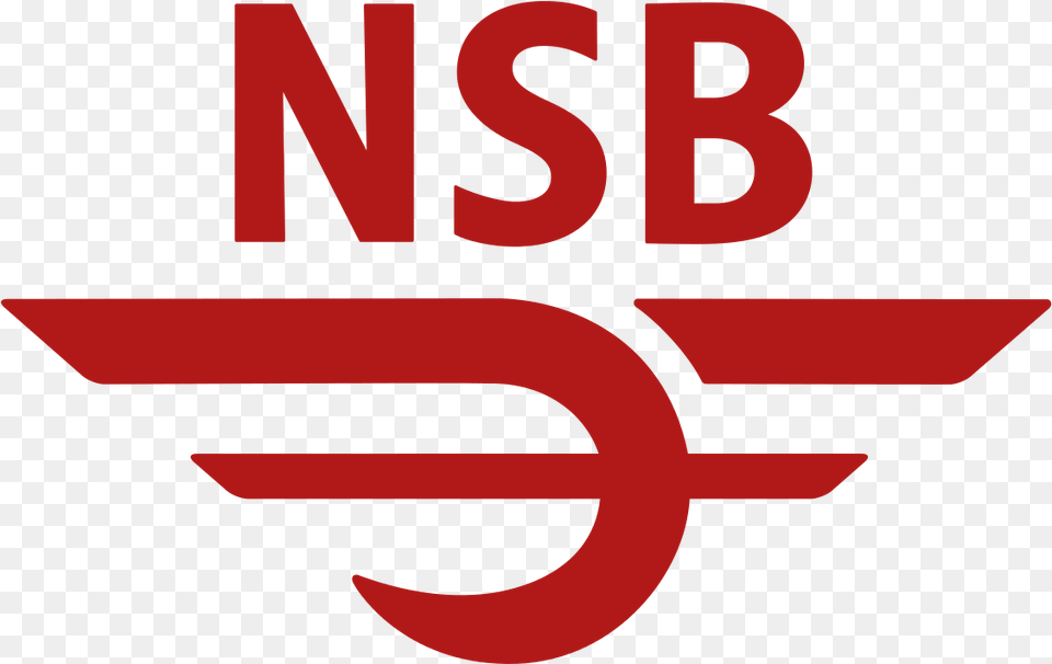 Nsb Railway Logo Norwegian State Railways, Symbol, Text, Sign Free Png