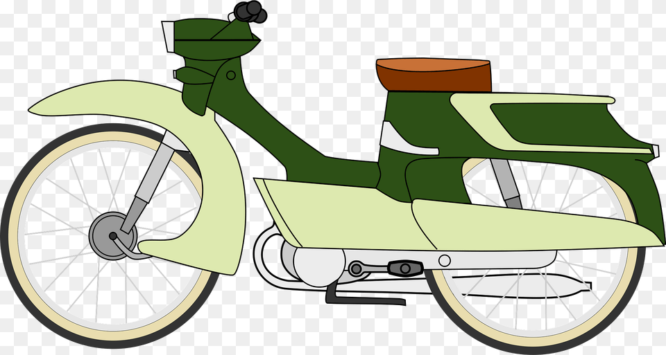 Nsu Quickly Moped Clipart, Motor Scooter, Motorcycle, Transportation, Vehicle Free Png Download