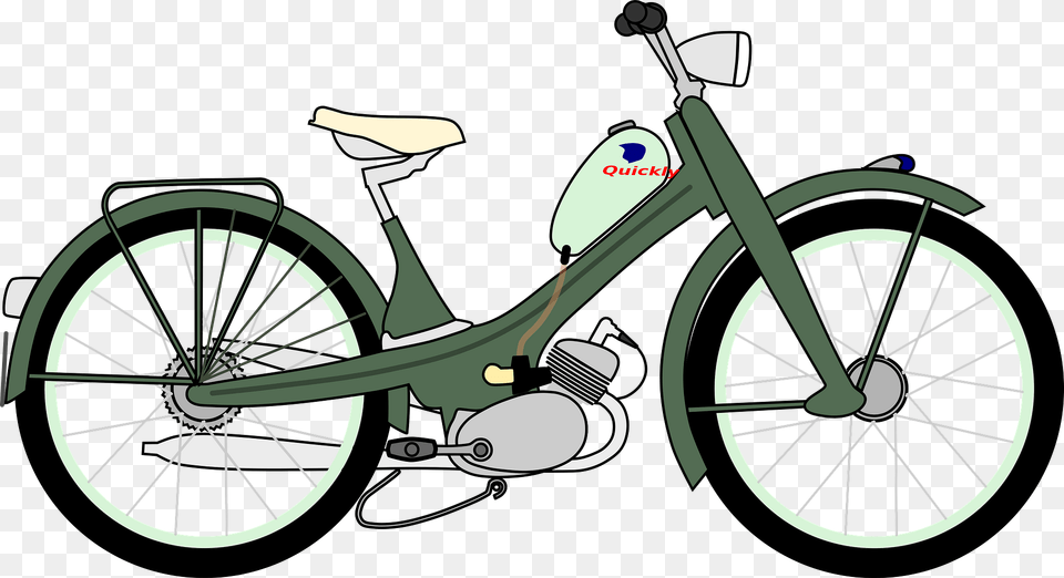 Nsu Quickly N Bicycle Clipart, Machine, Spoke, Transportation, Vehicle Free Png Download