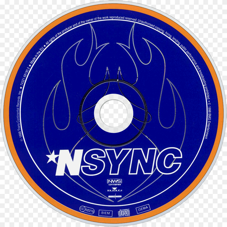 Nsync Nsync Cd Disc Image Nsync N Sync Disc, Disk, Dvd Free Png Download