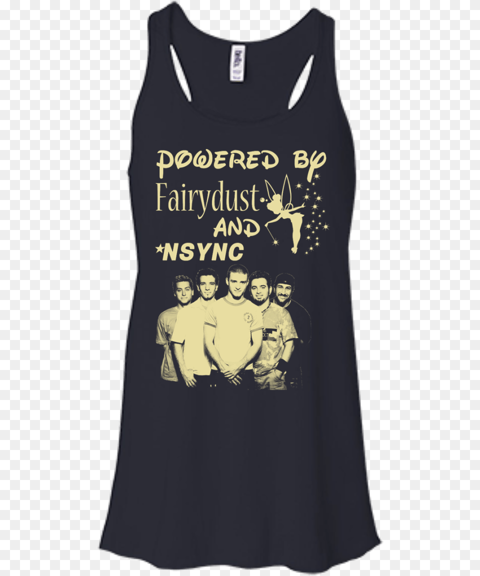 Nsync Unisex Shirt Powered By Fairydust And Nsync, Clothing, T-shirt, Tank Top, Adult Free Transparent Png