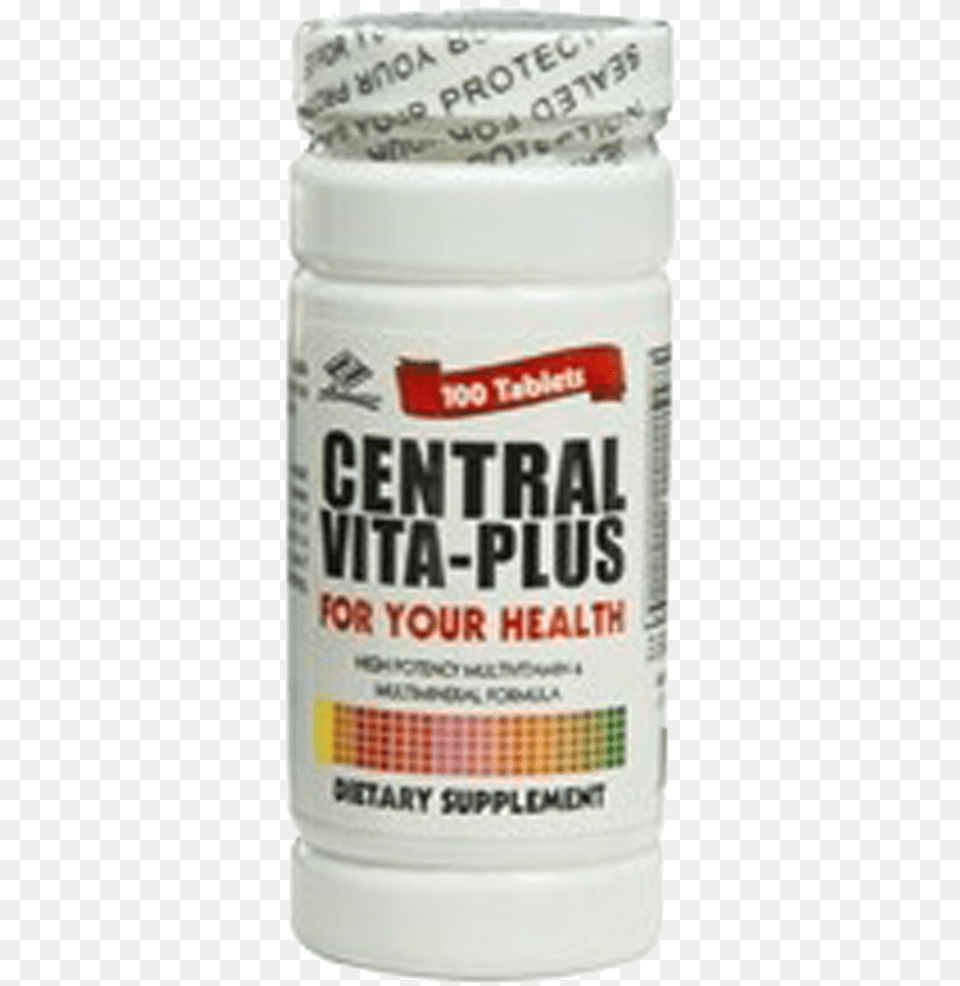 Nu Health Central Vita Plus 300 Tablets, Astragalus, Flower, Plant, Can Free Png Download