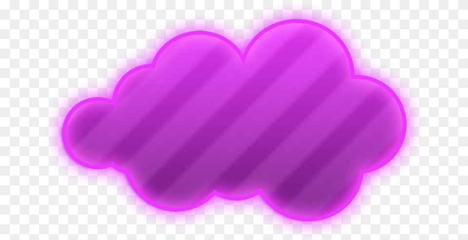 Nubes Animadas En Nubes Violetas, Purple Free Png