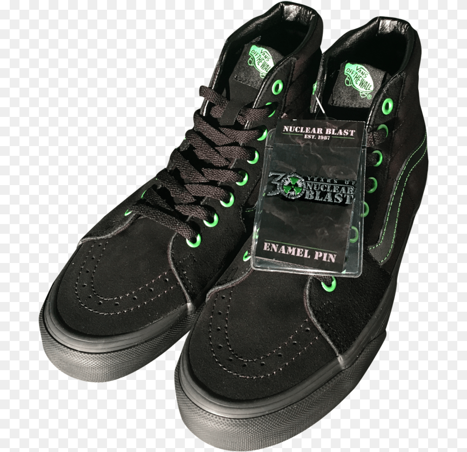 Nuclear Blast Vans Sneakers, Clothing, Footwear, Shoe, Sneaker Free Transparent Png