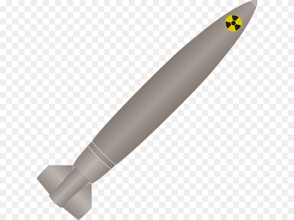 Nuclear Bomb Clip Art, Ammunition, Missile, Weapon, Rocket Free Transparent Png