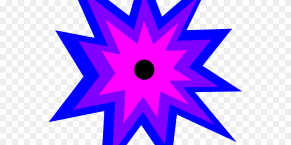 Nuclear Explosion Clipart Cartoon Gun Explosion Image Cartoon, Lighting, Purple, Star Symbol, Symbol Png
