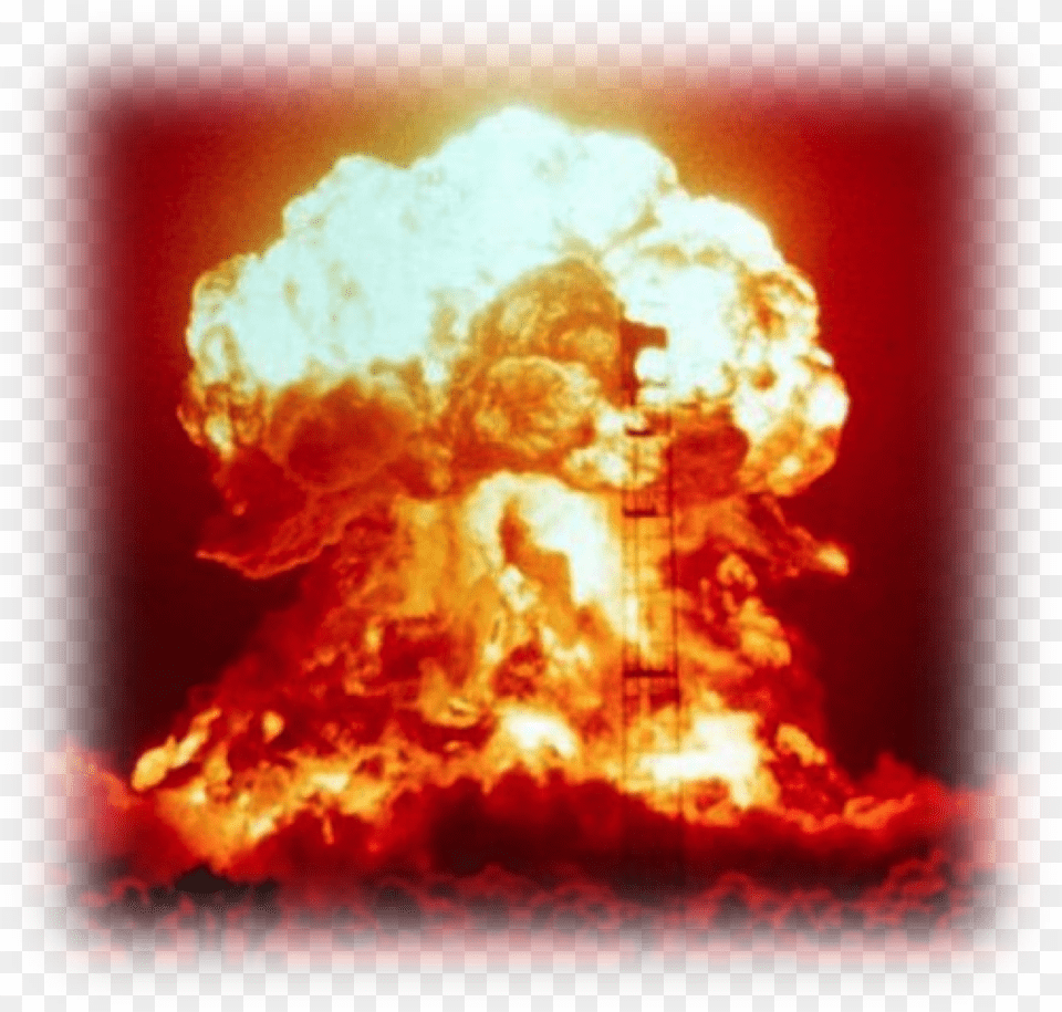 Nuclear Explosion Blow The Place Up, Bonfire, Fire, Flame Free Png Download