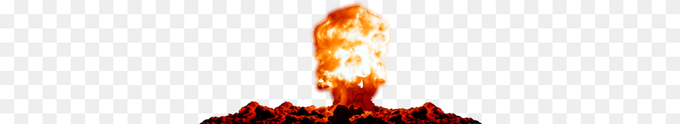 Nuclear Explosion Explosion Nuclear, Mountain, Nature, Outdoors, Bonfire Free Transparent Png