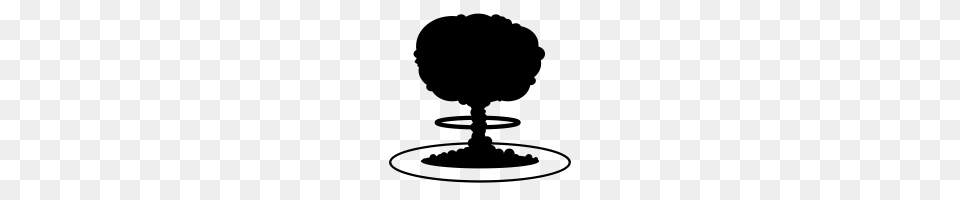 Nuclear Explosion Icons Noun Project, Gray Free Transparent Png