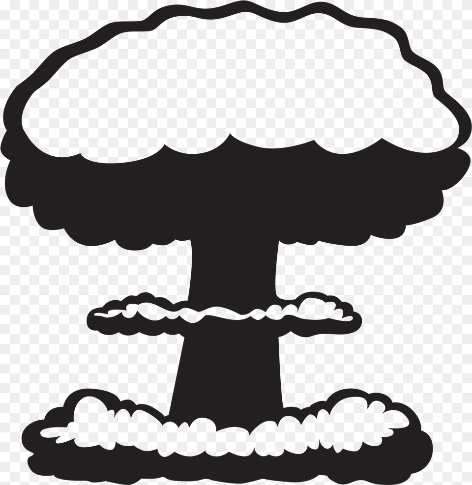 Nuclear Explosion Nuclear Explosion Clipart, Stencil Free Transparent Png