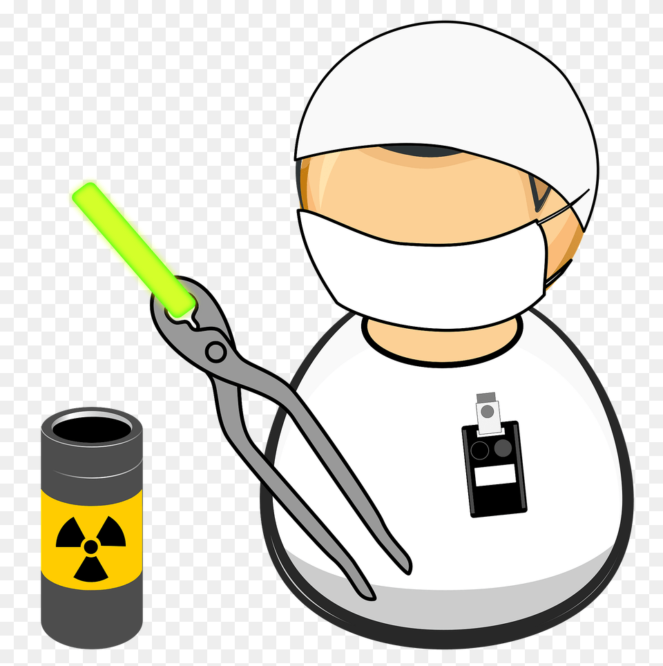 Nuclear Facility Worker Clipart, Device, Person Png