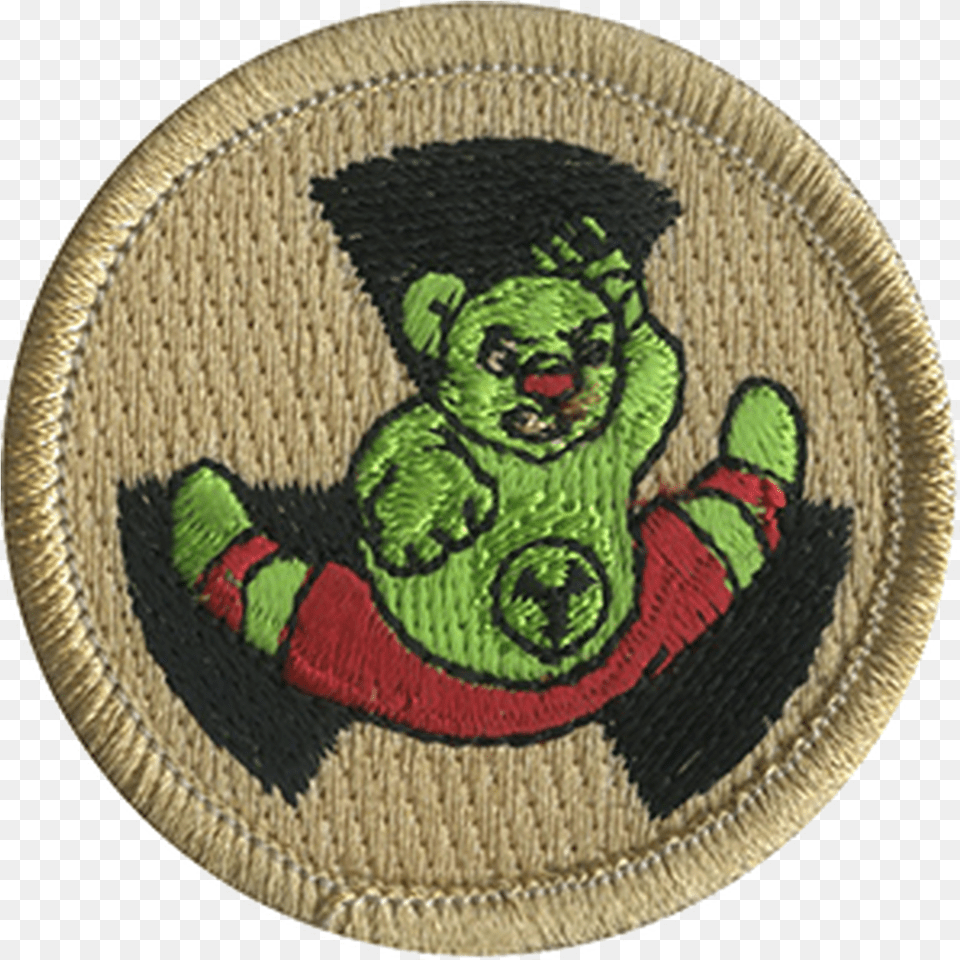 Nuclear Gummy Bear Scout Patrol Patch Fictional Character, Badge, Logo, Symbol, Clothing Free Png Download