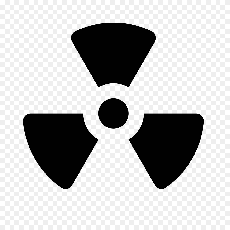 Nuclear Icon, Gray Free Png Download