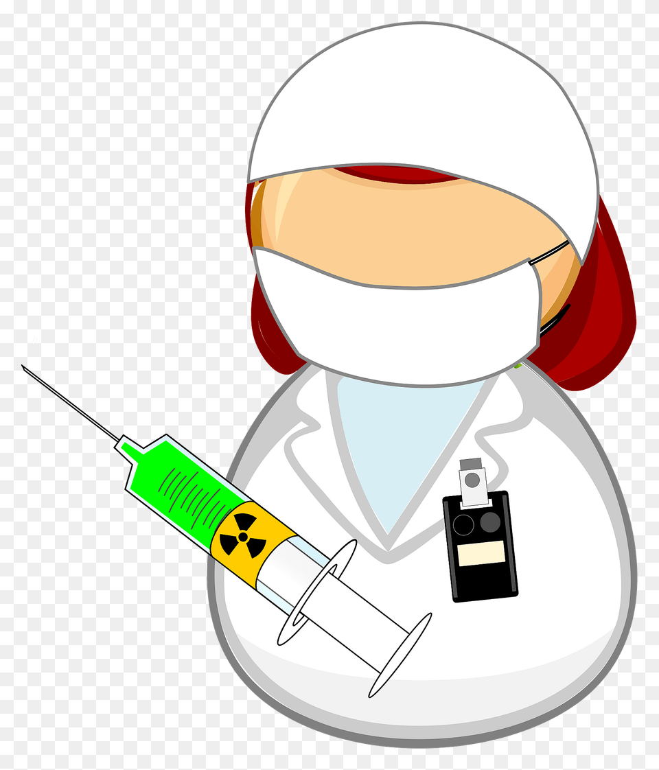 Nuclear Medicine Worker Clipart, Clothing, Coat, Injection, Dynamite Free Png Download