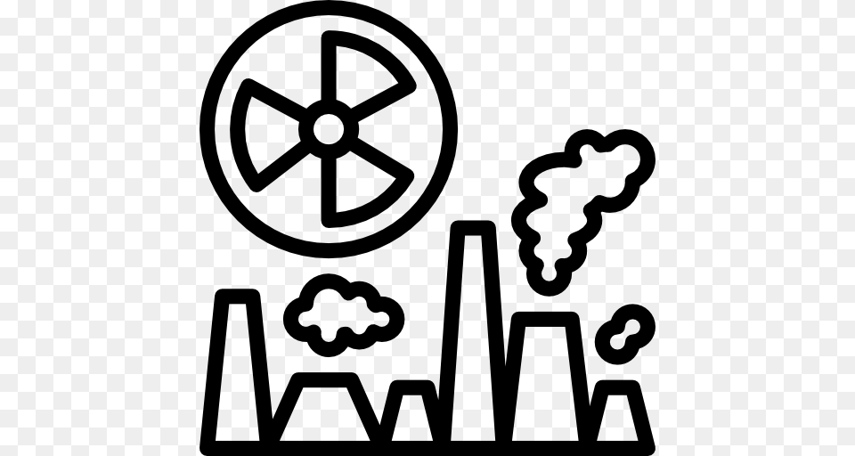 Nuclear Plant, Machine, Wheel, Symbol Png