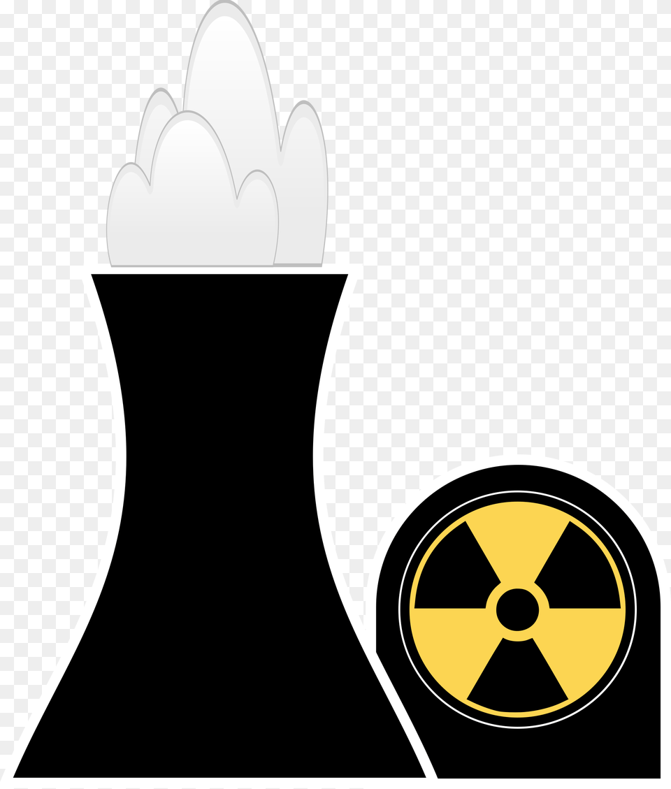 Nuclear Plant Black Icons, Light, Logo, Lamp Png Image
