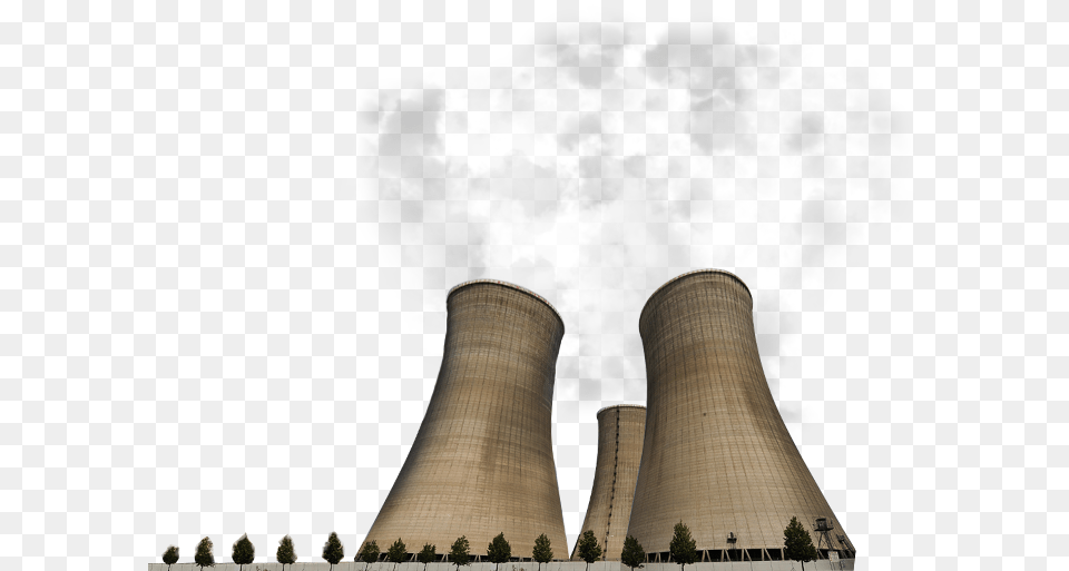 Nuclear Power Plant Nuclear Power Plant, Pollution, Architecture, Building, Power Plant Free Png Download