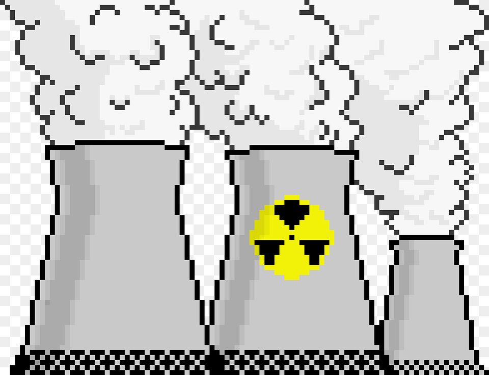 Nuclear Power Plant Nuclear Reactor Pixel Art, Person Free Transparent Png