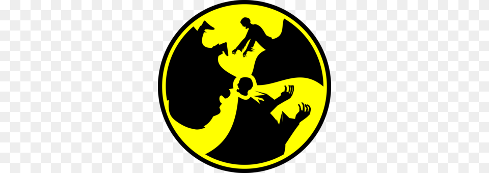 Nuclear Power Radioactive Decay Warning Sign Hazard Symbol, Logo, Adult, Male, Man Free Transparent Png
