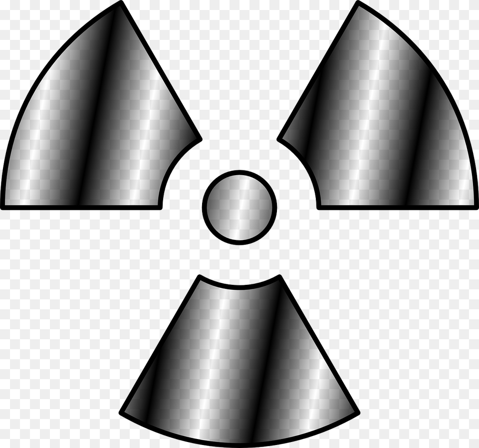 Nuclear Radiation Logo Picture Radioactive Symbol, Gray Png Image