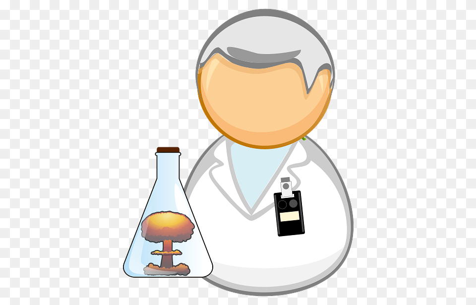 Nuclear Scientist Icon, Fungus, Plant, Clothing, Coat Png Image